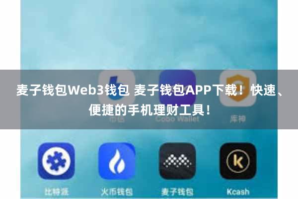 麦子钱包Web3钱包 麦子钱包APP下载!快速、便捷的手机理财工具!