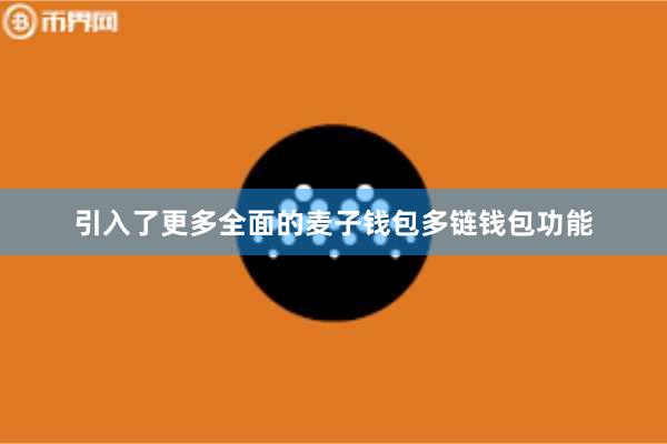 引入了更多全面的麦子钱包多链钱包功能