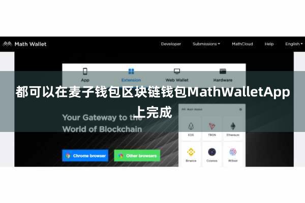 都可以在麦子钱包区块链钱包MathWalletApp上完成