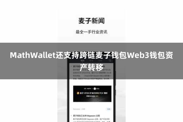 MathWallet还支持跨链麦子钱包Web3钱包资产转移